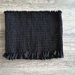 Boohoo Crop Top Black Womens US 6